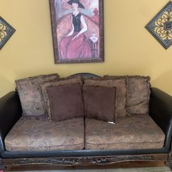 Sofa and loveseat