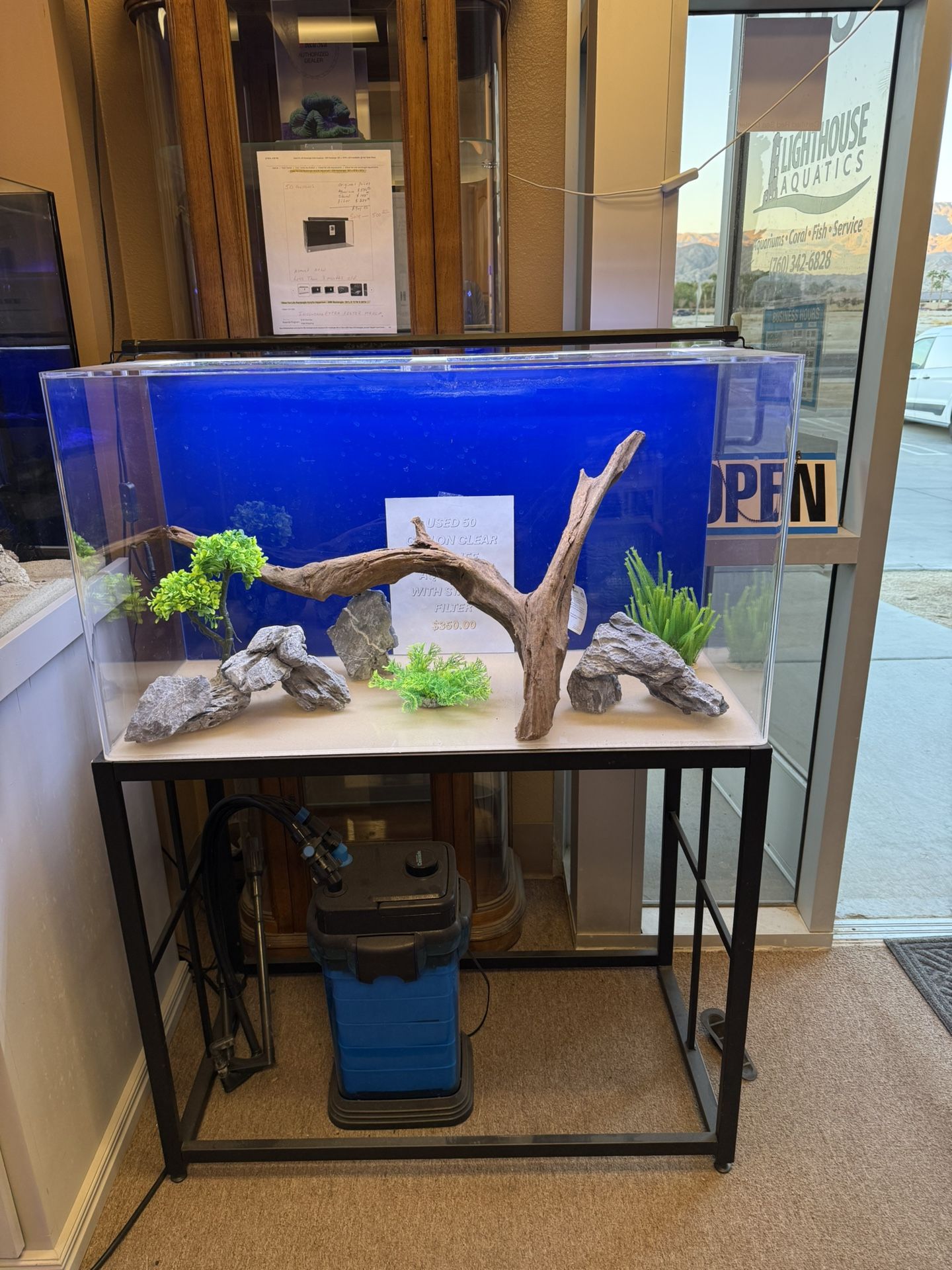 50 Gallon Clear For Life Aquarium
