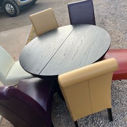 Table and 6 chairs