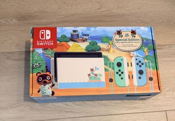 Nintendo Switch Console Animal Crossing: New Horizon Special Edition