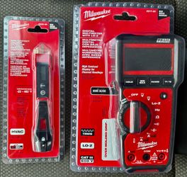 Milwaukee Tool Bundle – Voltage Detector & Infrared Temp-Gun