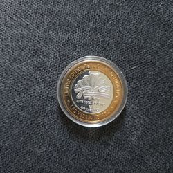 Rio Casino $10 Silver Gaming Token.  .999 Silver