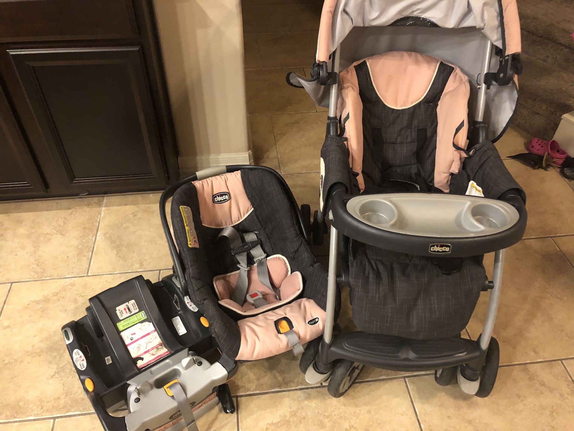 Stroller, Car Seat, and base