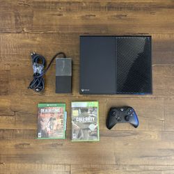Xbox One Console Bundle - Includes 2 Games & Controller