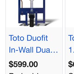 Toto in wall Toilet system