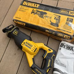DEWALT XR 20volt Sawzall Variable Speed Brushless Cordless Reciprocating saw 2025 model & warranty 