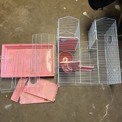 BIG PINK RAT CAGE