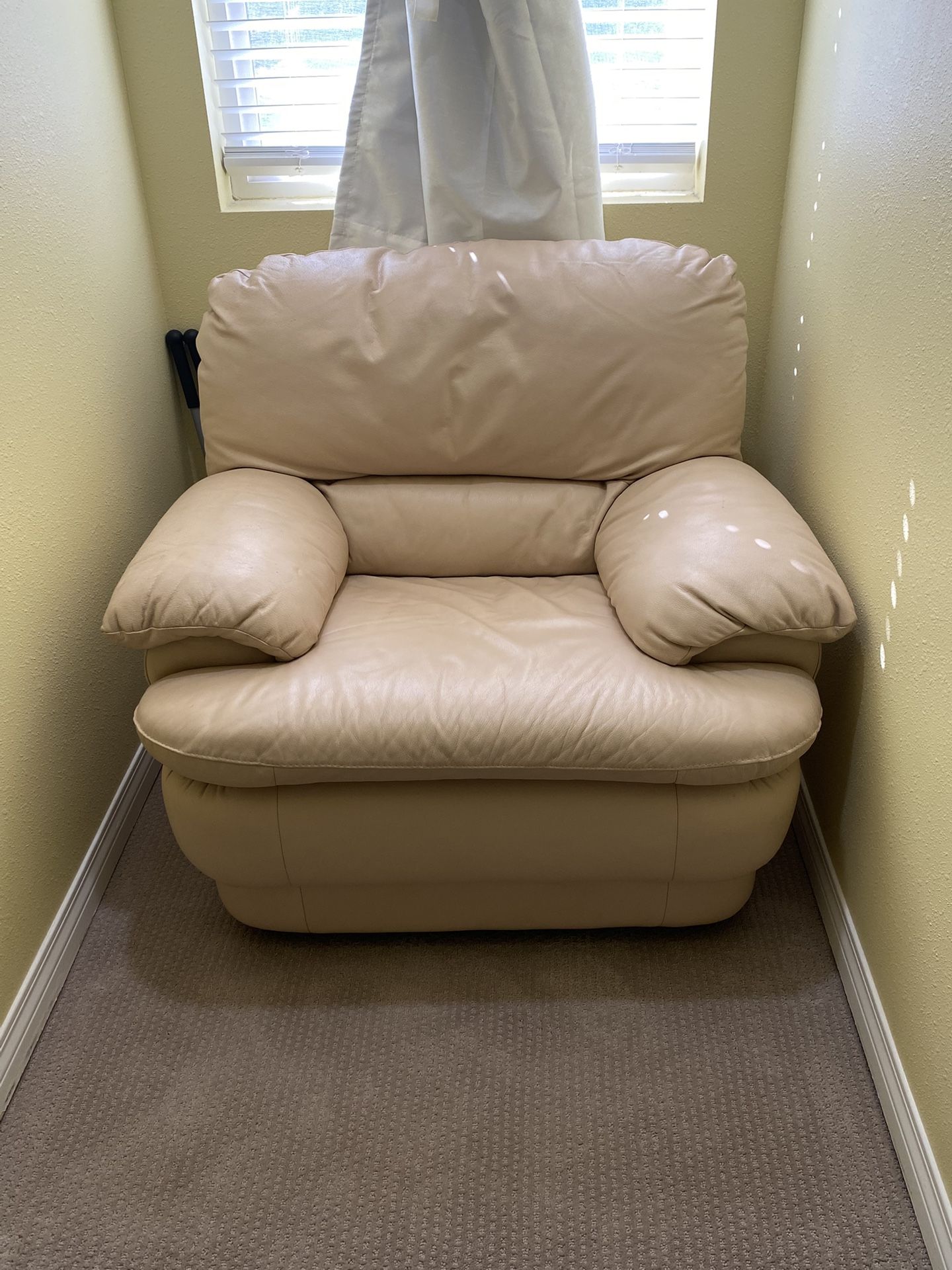2-Person Sofa With Ottoman and A 1-Person Chair