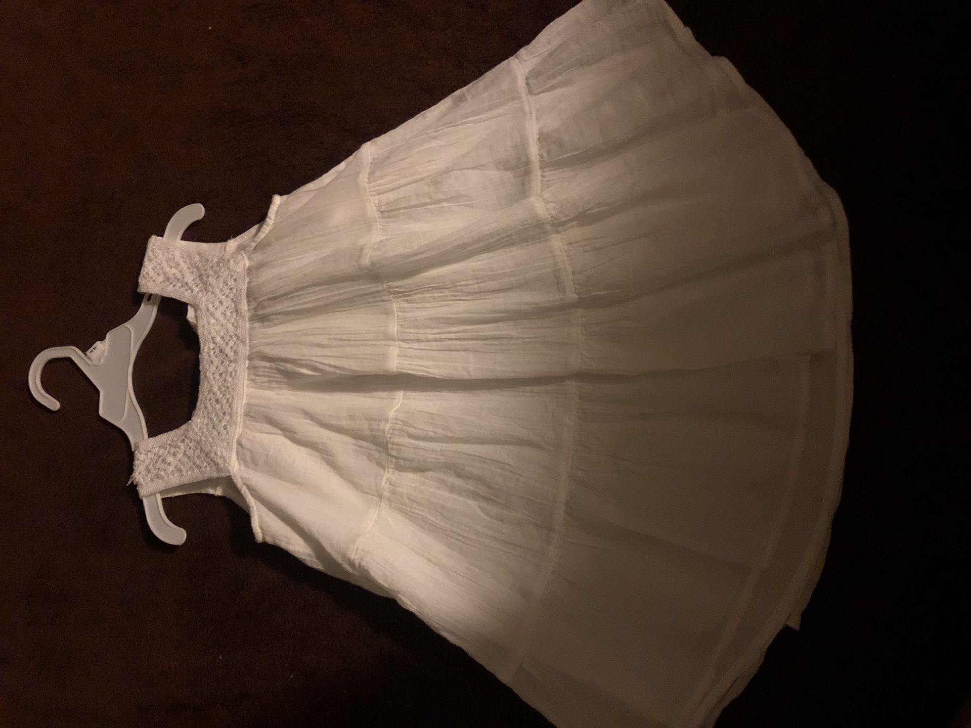 3T white dress
