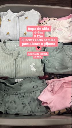 Ropa de niña 6-9m 9-12m