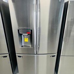 LG STAINLESS STEEL FRIDGE “NEW”  