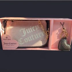 Juicy Couture Bag ( Pink And Brown With Charm)