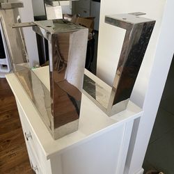 Chrome coffee table legs