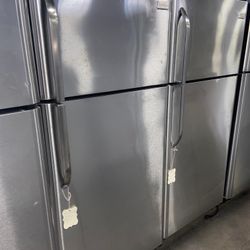 Frigidaire Top Freezer Refrigerator Stainless Steel 