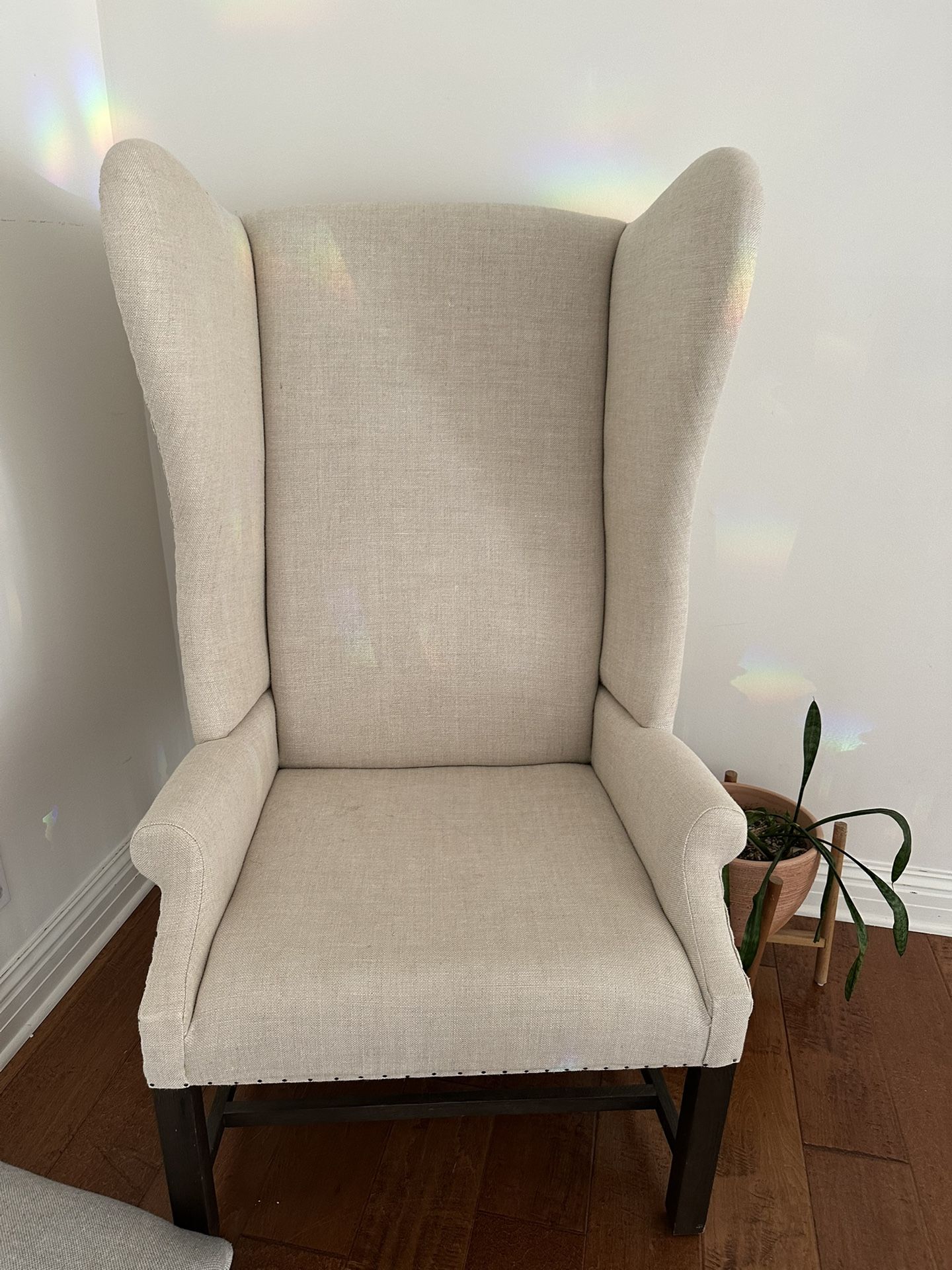Restoration hardware English wing chair