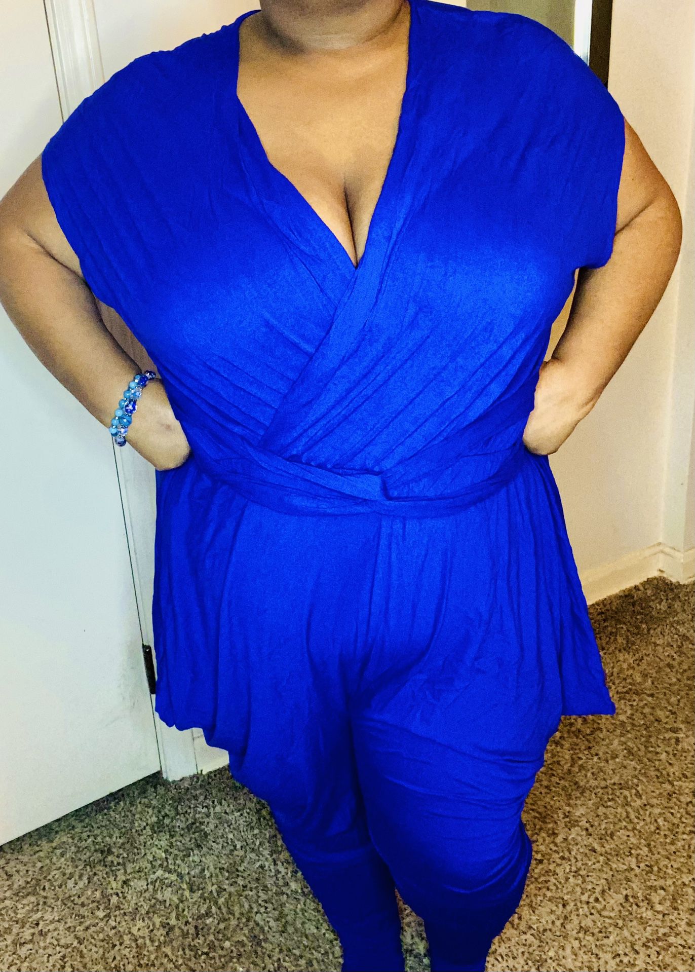 Fashion Nova Royal Blue Plus Size Jumpsuit Size 3X for Sale in Highland  Hills, OH - OfferUp