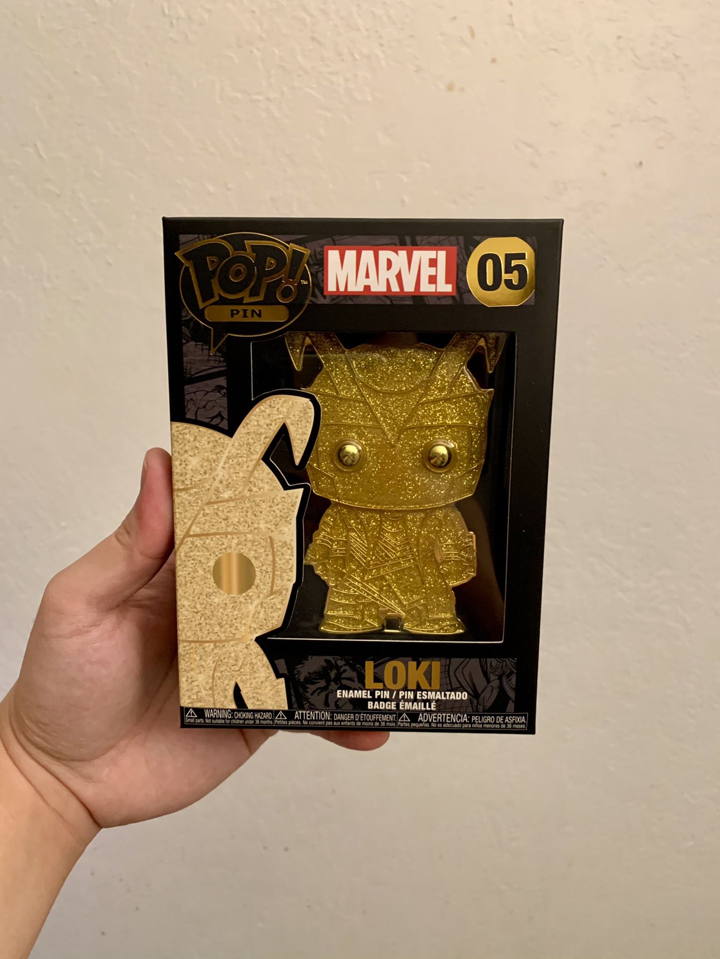 Funko Pop Pin Marvel Loki Chase Edition