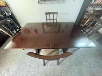 Dining Room Table with 7 Chairs and Buffet