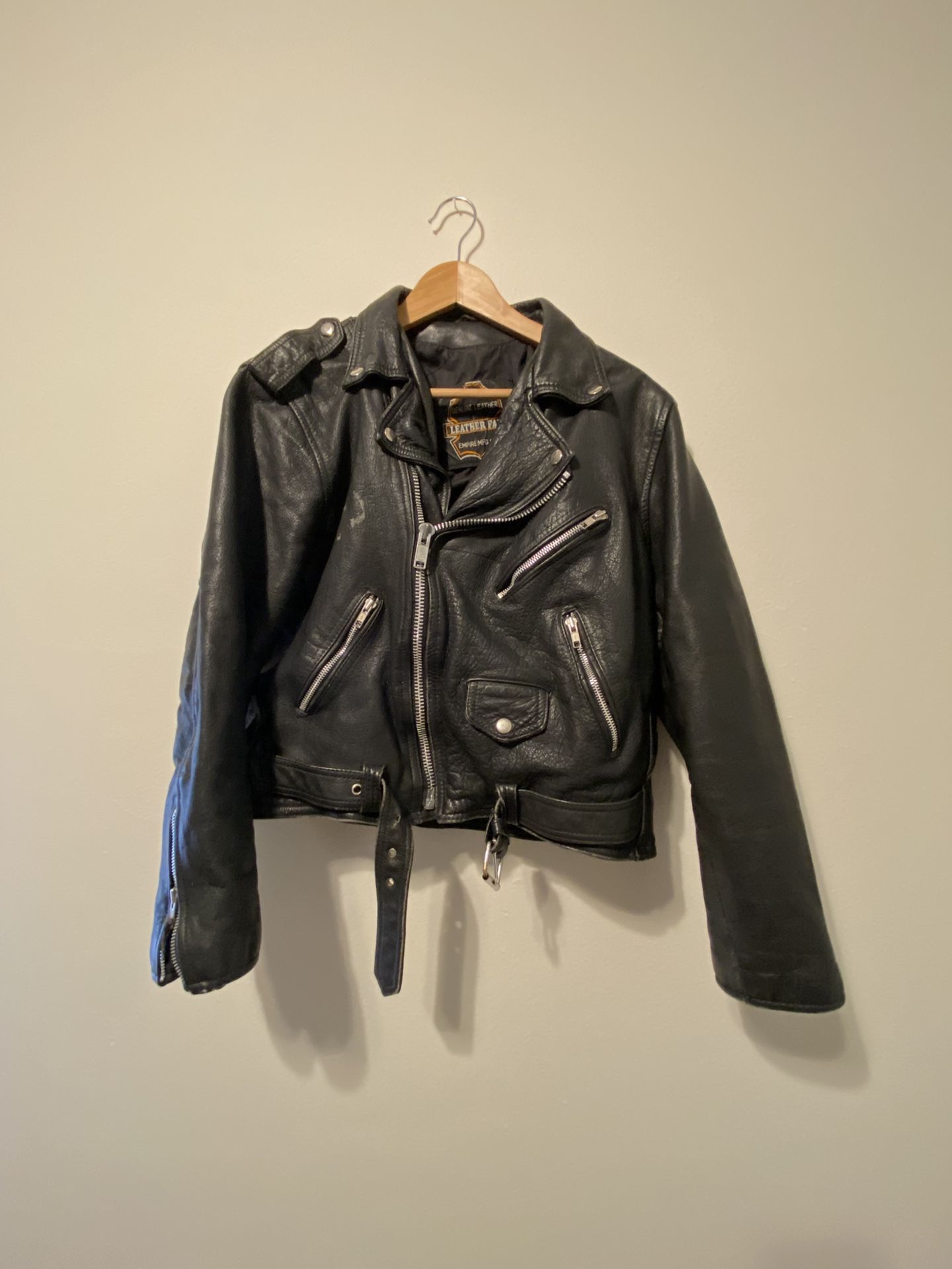 Vintage 80s leather jacket