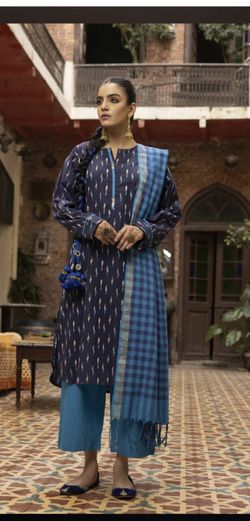 Beautiful Gul Ahmad Brand 3 Piece Winter Suit