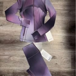 Lululemon 10Piece Bundle – Leggings, Tops & Jackets (Rainbow Colors) Women’s Activewear
