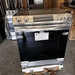 30” 6.3 Cu New Samsung Electric Slide Smart Range Stove Cocina . Fingerprint Resistant Finish Delivery 🚚 