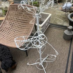 Vintage Metal Plant Stand 