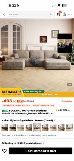 Used couch