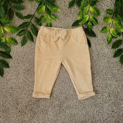 Baby Girl Tan Pants (6-9 Months)