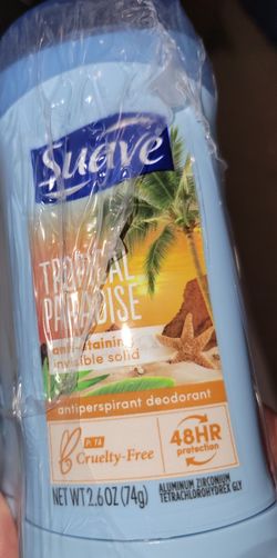 Suave Tropical Paradise Invisible Solid Anti-Perspirant Deodorant 2.6 oz