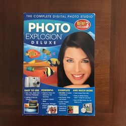 Photo Explosion Deluxe - Version 3 Complete Photo Studio 