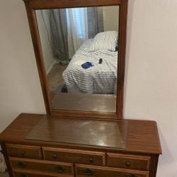  large, traditional-style dresser 