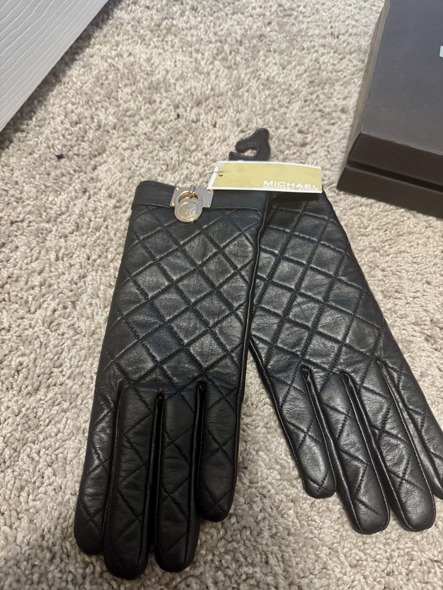 MK Leather Gloves Brand New 