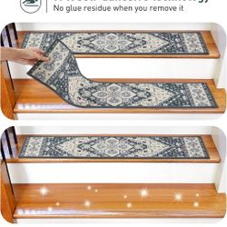 Stair Treads for Wooden Steps Indoor 14pack