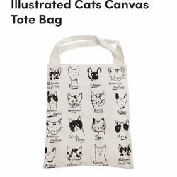 World Market Cats Canvas Tote Bag