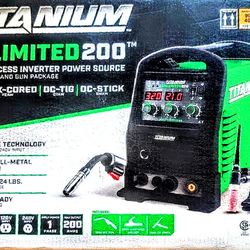 $500 New,Never Used, Unopened TITANIUM-Unlimited 200 Welder
