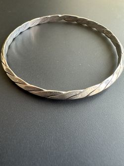 Tiffany & Co Sterling silver Knife edge bangle bracelet