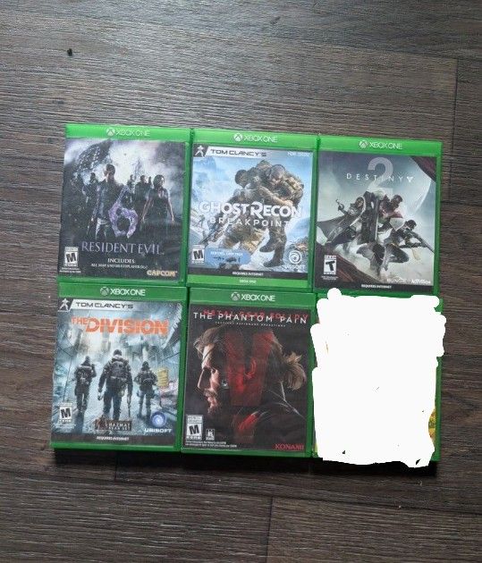XBOX One 3 Games in Good Condition - $5 Each
