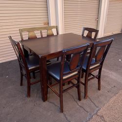 Counter Hight Table 6pc Set 