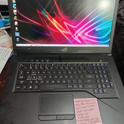 Asus Rog Strix GL703 17" Intel 6 Core i7 -8th Gen 24GB Ram 256GB SSD+1TB, Nvidia GTX 1060 6GB Win10H