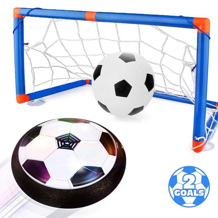 (Brand New)Kids Toys Hover Soccer Ball Set - Air Soccer Ball, Hovering Soccer Ball, Indoor Floating Soccer, LED Light and Foam Bumper