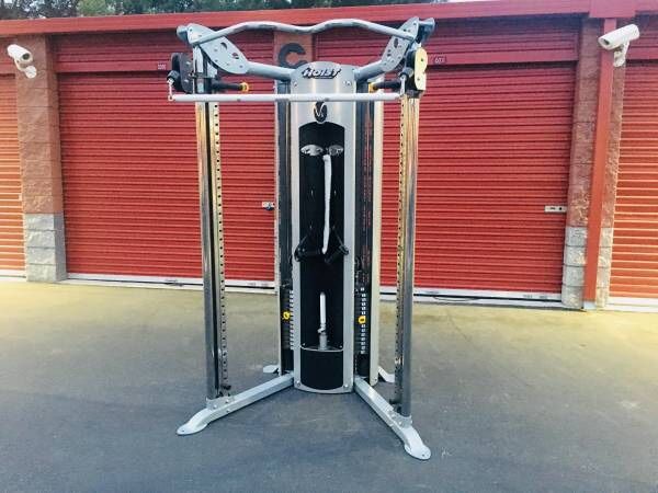 H O I S T V6 cable machine w/ 2x 150LB weight stacks gym & weights hoist