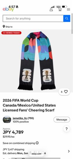 FIFA World Cup scarf