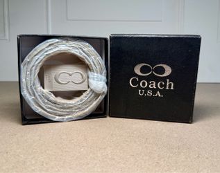 Coach U.S.A. Belt with Logo Buckle