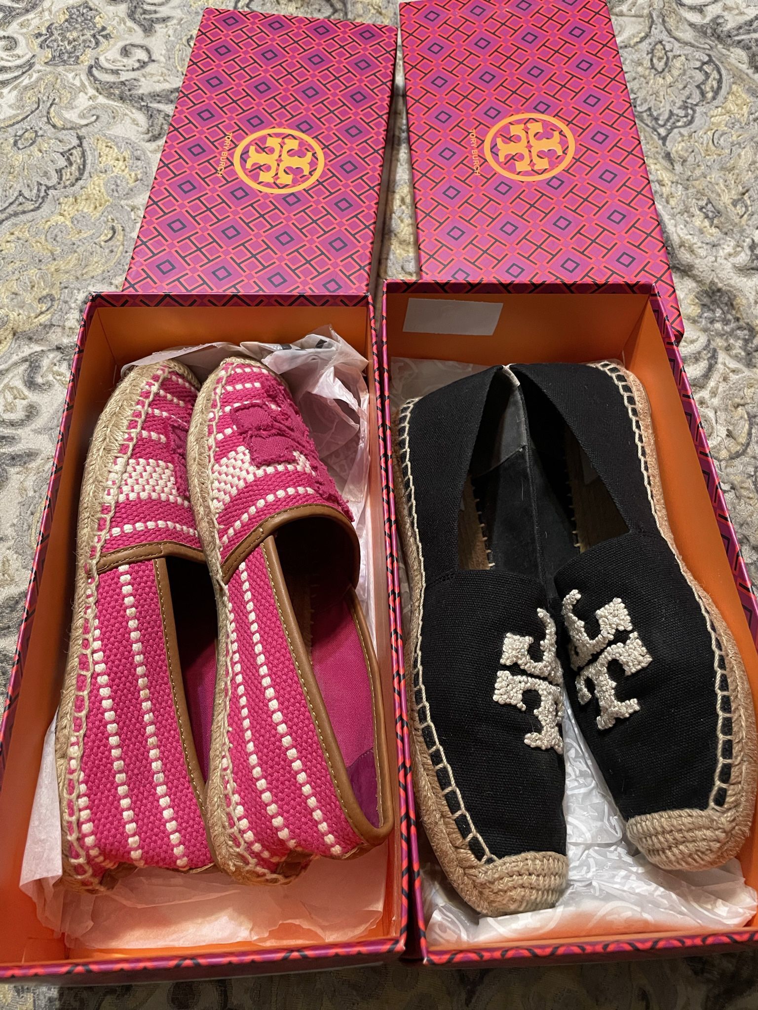 Like New Authentic Tory Burch Espadrilles Lot Size 8.5