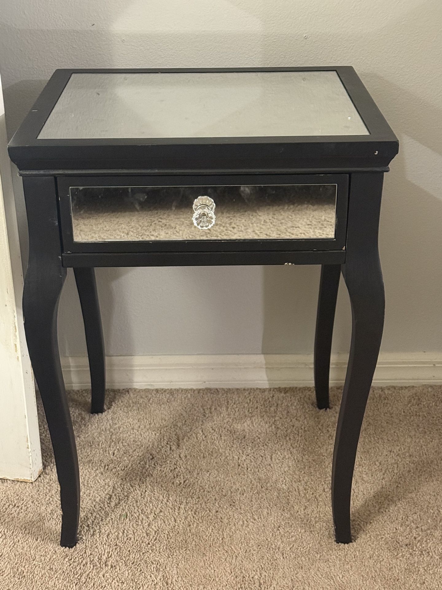 Mirrored Side Table