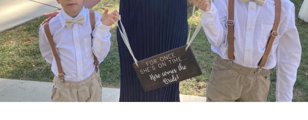 For Once She’s On Time Sign