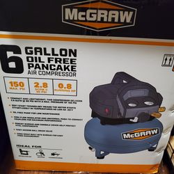 Mcgraw 6 Gal Pancake Air Compressor 