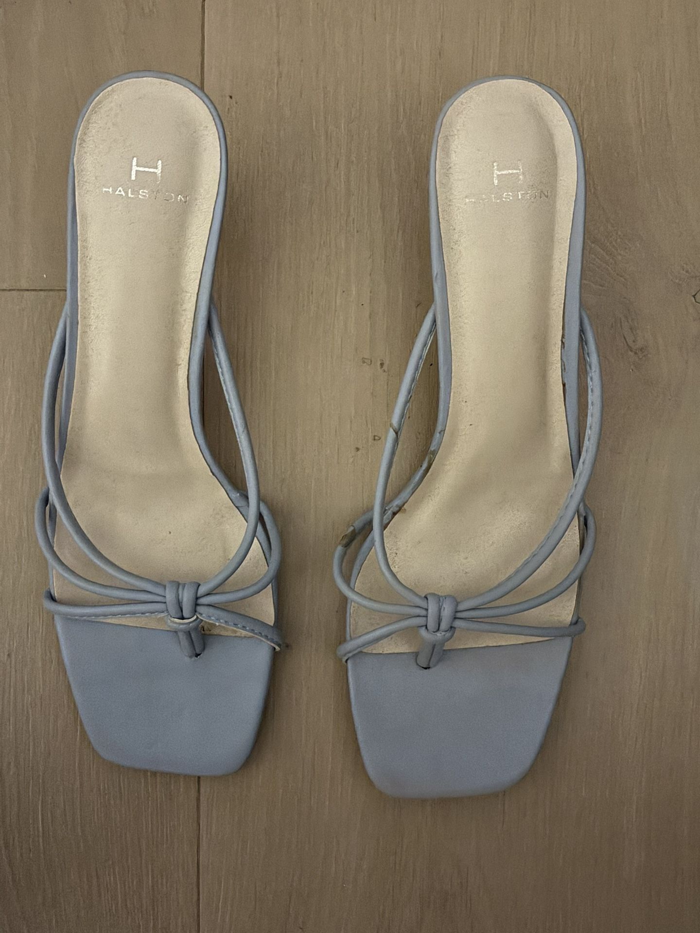 Powder Blue Kitten Heel