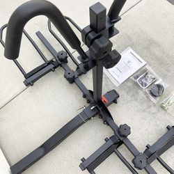 (NEW) in Box $115 Heavy-Duty (2 Bike Rack) Wobble Free Tilt Electric Bicycle Carrier 160 lbs Max, 2” Hitch 